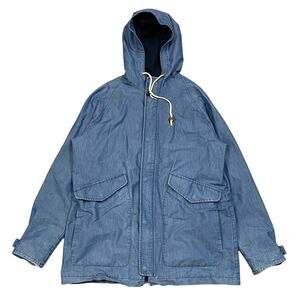 Pendleton Portland Collection Blue Anorak Parka Jacket Men's Medium